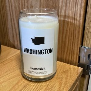 Washington State homesick candle; natural soy wax blend hand poured